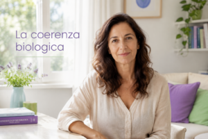 Donna in ambiente luminoso che rappresenta la coerenza biologica nella Quinta Chiave del Riequilibrio